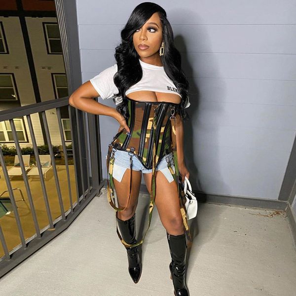 2021 new zipper camouflage print all-match sculpting girdle wrap breast women spring autumn fashion casual foip, White
2021 new zipper camouflage print all-match sculpting girdle wrap breast women spring autumn fashion casual foip, White