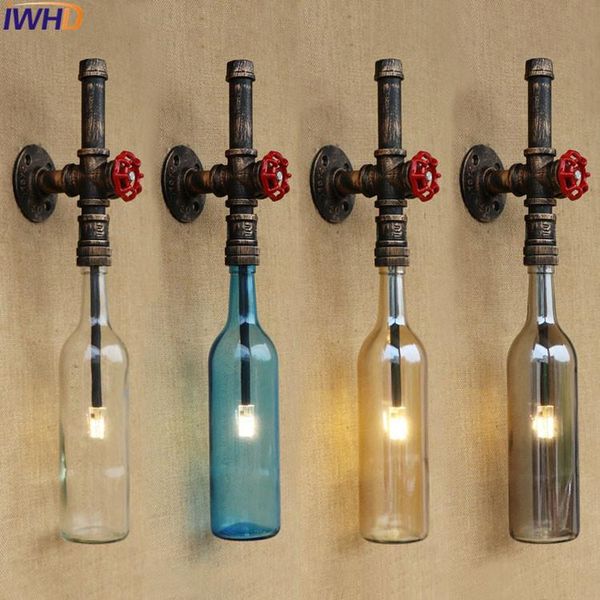 wall lamp vintage lights fixture water pipe light loft retro with switch glass bottle lamparas holder bedside bedroom
wall lamp vintage lights fixture water pipe light loft retro with switch glass bottle lamparas holder bedside bedroom