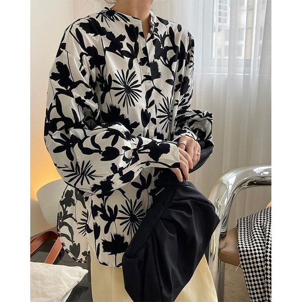 women's blouses & shirts early autumn shirt 100% cotton temperament stand- collar lantern sleeve chic long casual wear, White
women's blouses & shirts early autumn shirt 100% cotton temperament stand- collar lantern sleeve chic long casual wear, White