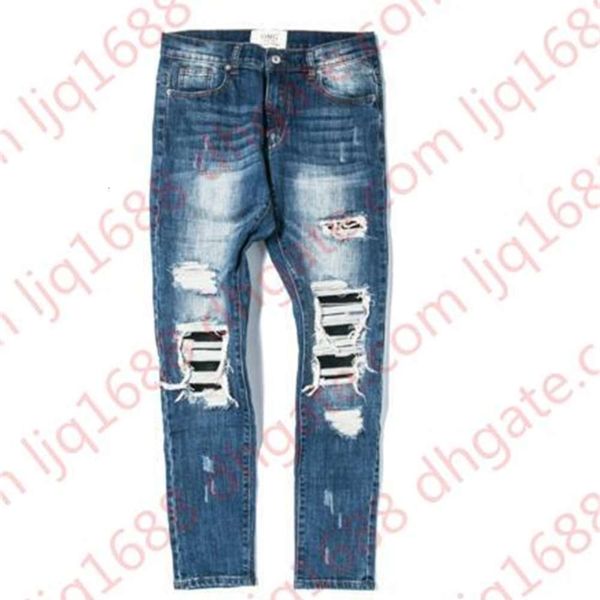 2 colors mens jeans washed folds hole europe and america slim stretch jeans ripped fashion trousers pencil pants street clothing, Blue
2 colors mens jeans washed folds hole europe and america slim stretch jeans ripped fashion trousers pencil pants street clothing, Blue