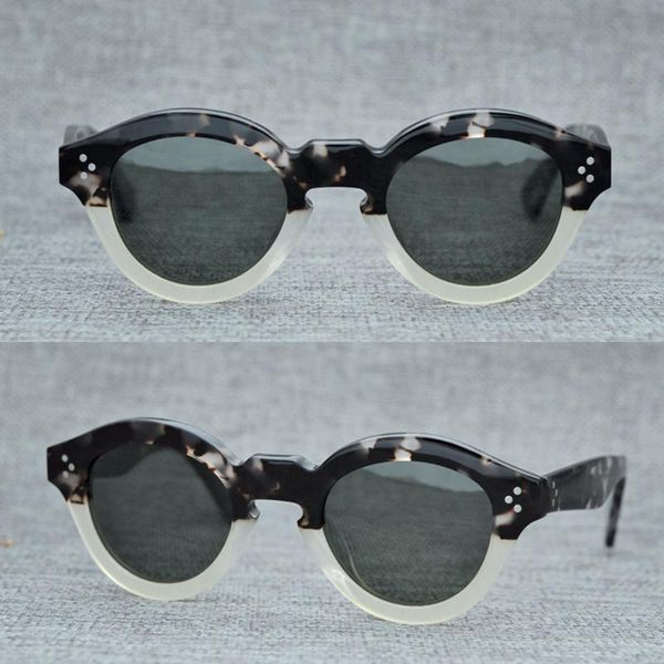 sunglasses ma133402 hq hand made round vintage glasses customize prescription myopia hyperopia anti blue light eyewear, White;black
sunglasses ma133402 hq hand made round vintage glasses customize prescription myopia hyperopia anti blue light eyewear, White;black