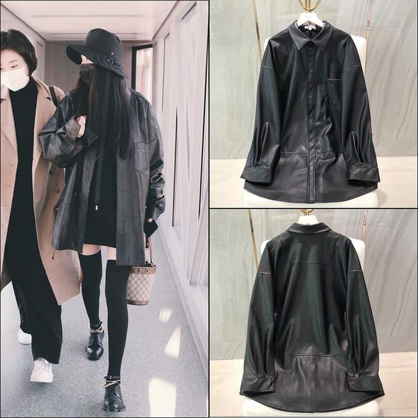 bottle in the fall and winter of 2021 new yang mi in same clothes loose black locomotive long sweater female fur coat
bottle in the fall and winter of 2021 new yang mi in same clothes loose black locomotive long sweater female fur coat
