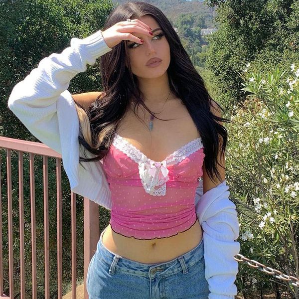 y2k aesthetic lace trim crop for women pink cute mesh sweet tank v-neck bow 90s outfits camis, White
y2k aesthetic lace trim crop for women pink cute mesh sweet tank v-neck bow 90s outfits camis, White
