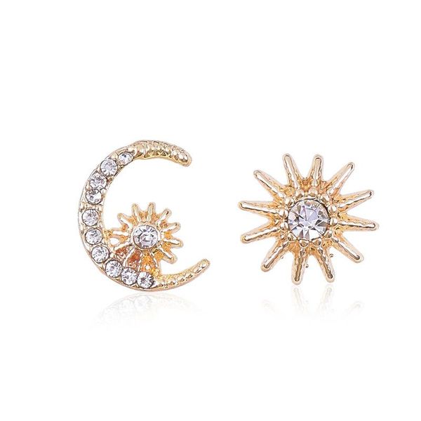 stud fashion moon & star earrings for women crystal gold color metal modern creative party jewelry gift, Golden;silver
stud fashion moon & star earrings for women crystal gold color metal modern creative party jewelry gift, Golden;silver