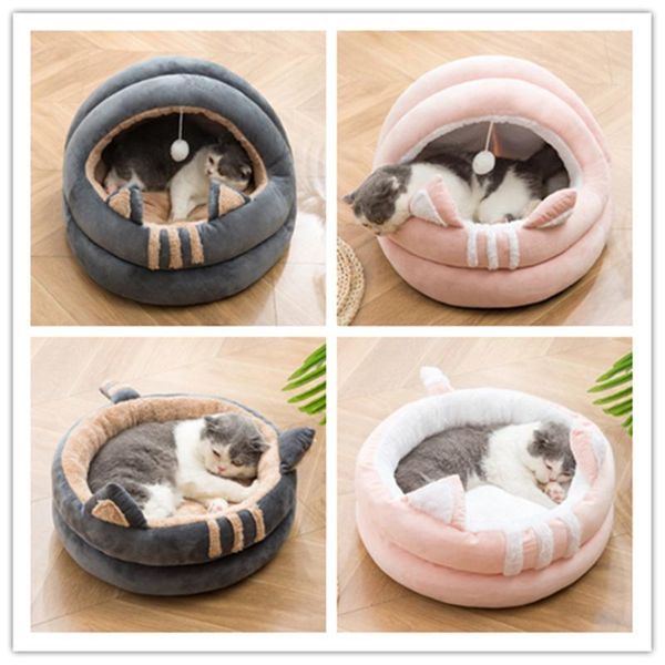 cat beds & furniture pet bed dog house kitten for small dogs puppy sofa soft pp cotton semi-enclosed litter cats accessories
cat beds & furniture pet bed dog house kitten for small dogs puppy sofa soft pp cotton semi-enclosed litter cats accessories