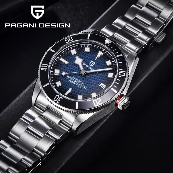 wristwatches pagani design 2021 mechanical wristwatch men's automatic watch business stainless steel waterproof luminous, Slivery;brown
wristwatches pagani design 2021 mechanical wristwatch men's automatic watch business stainless steel waterproof luminous, Slivery;brown