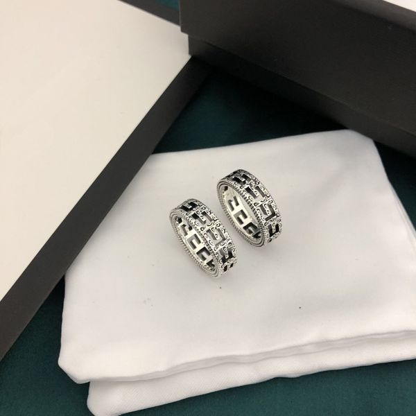 design jewelry antique carved pattern old square narrow version double knife flower hollowed out couple pair fashion ring, Silver
design jewelry antique carved pattern old square narrow version double knife flower hollowed out couple pair fashion ring, Silver