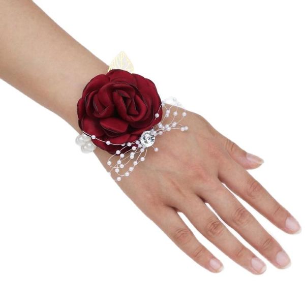 decorative flowers & wreaths bride pearl wrist corsage wedding for bridesmaid bracelet hand flower silk rose party accessories sw0678g
decorative flowers & wreaths bride pearl wrist corsage wedding for bridesmaid bracelet hand flower silk rose party accessories sw0678g