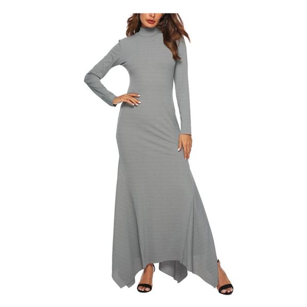 casual dresses women fashion maxi dress high collar long-sleeved solid color elastic irregular long elegant party, Black;gray
casual dresses women fashion maxi dress high collar long-sleeved solid color elastic irregular long elegant party, Black;gray