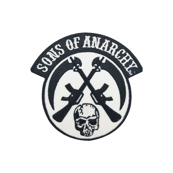 sons of skull embroidery patch sewing notions iron on fashion applique for clothing decoration jackets shirts bags custom badge, Black
sons of skull embroidery patch sewing notions iron on fashion applique for clothing decoration jackets shirts bags custom badge, Black