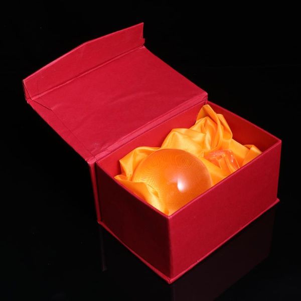 transparent crystal display glass ornament for decoration base and red gift box novelty items 
transparent crystal display glass ornament for decoration base and red gift box novelty items