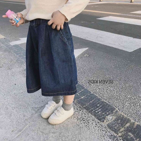 girls pants loose denim wide legged autumn clothes childrens clothing leggings, Blue
girls pants loose denim wide legged autumn clothes childrens clothing leggings, Blue