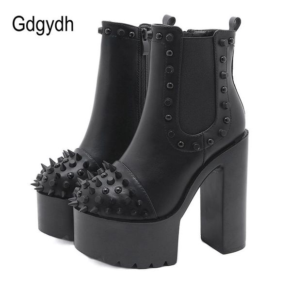 boots gdgydh autumn winter women motorcycle gothic punk style ladies short 14cm thick high heeled female shoes black
boots gdgydh autumn winter women motorcycle gothic punk style ladies short 14cm thick high heeled female shoes black