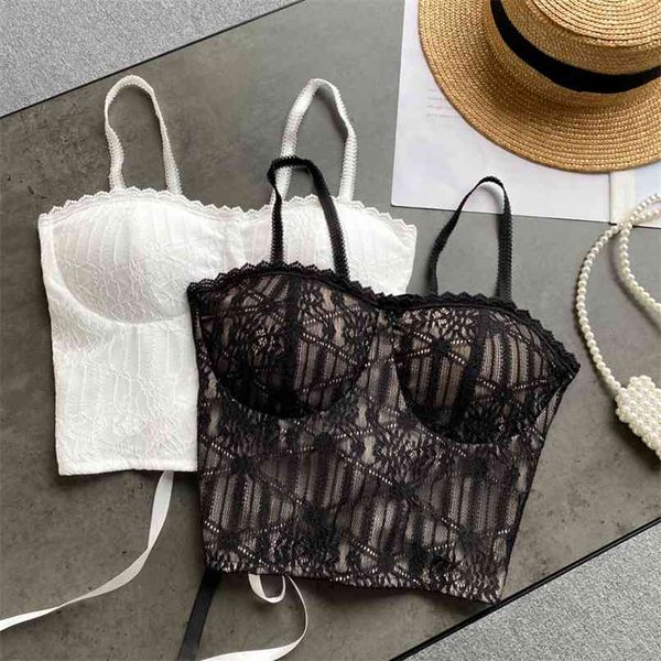 women tank white black spaghetti strap floral lace camis s lace-up bandage back slim cropped night club 210603
women tank white black spaghetti strap floral lace camis s lace-up bandage back slim cropped night club 210603