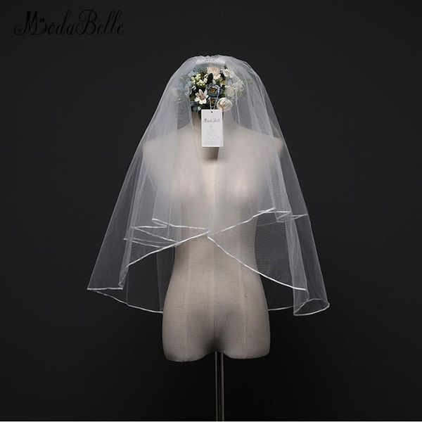 bridal veils modabelle short wedding veil with comb tulle veli da sposa ribbon edge two layer bride po accessories, Black
bridal veils modabelle short wedding veil with comb tulle veli da sposa ribbon edge two layer bride po accessories, Black