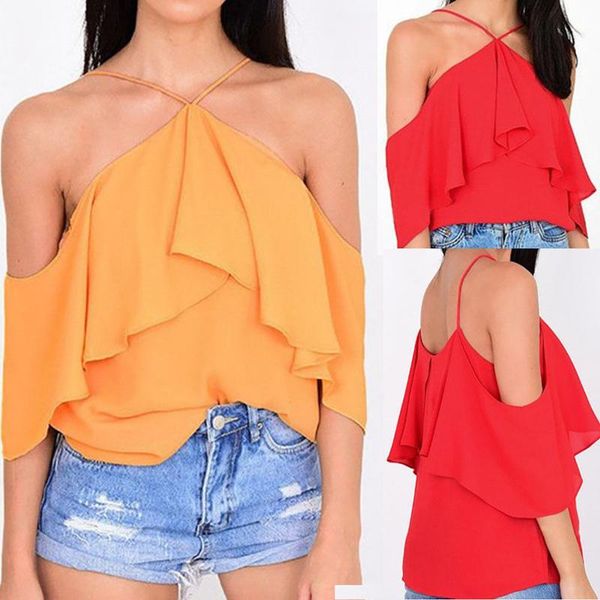 summer women casual off shoulder tank vest blouse comfortabl shirt clothes casual streetwear ruffles batwing sleeve clothing, White
summer women casual off shoulder tank vest blouse comfortabl shirt clothes casual streetwear ruffles batwing sleeve clothing, White