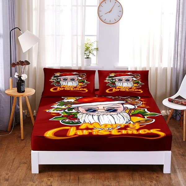 sheets & sets christmas digital printed 3pc polyester fitted sheet mattress cover four corners with elastic band bed case
sheets & sets christmas digital printed 3pc polyester fitted sheet mattress cover four corners with elastic band bed case