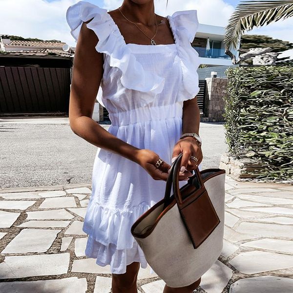 casual dresses solid dress cotton linen women elegant party halter ruffle summer sleeveless back bandage beach ladies, Black;gray
casual dresses solid dress cotton linen women elegant party halter ruffle summer sleeveless back bandage beach ladies, Black;gray