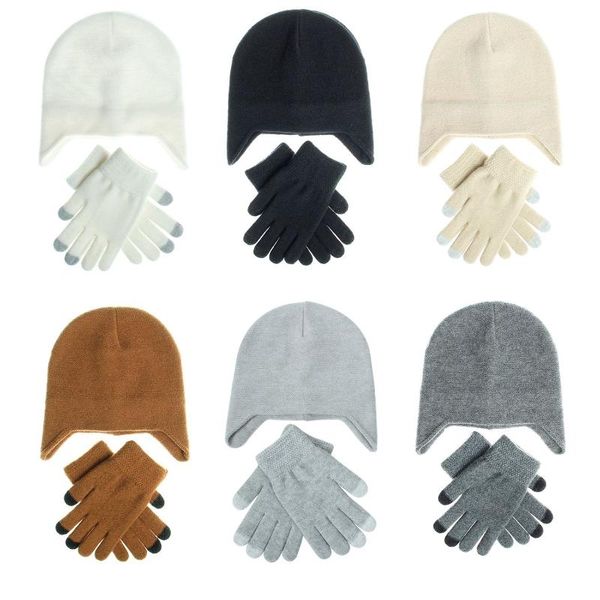 hats, scarves & gloves sets fashion winter knit beanie set slouchy hats skull cap, Blue;gray 
hats, scarves & gloves sets fashion winter knit beanie set slouchy hats skull cap, Blue;gray