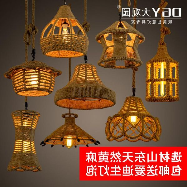 pendant lamps american country garden clothing store cafe retro chandelier rope bar aisle hat hanging lamp
pendant lamps american country garden clothing store cafe retro chandelier rope bar aisle hat hanging lamp