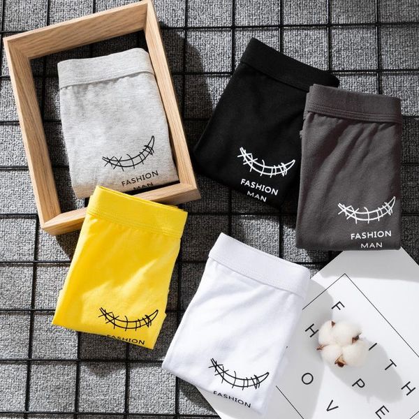 underpants men's cotton printed mid-waist boxer pants comfortable and breathable t panties underwear slip trend, Black;white
underpants men's cotton printed mid-waist boxer pants comfortable and breathable t panties underwear slip trend, Black;white