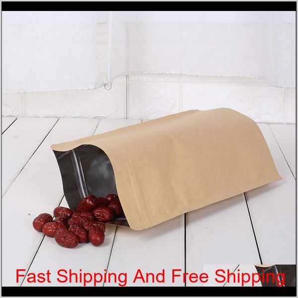 500pcs zipper brown kraft aluminizing pouch,stand up kraft paper aluminium foil bag resealable zip lock grip qylvor garden2010
500pcs zipper brown kraft aluminizing pouch,stand up kraft paper aluminium foil bag resealable zip lock grip qylvor garden2010