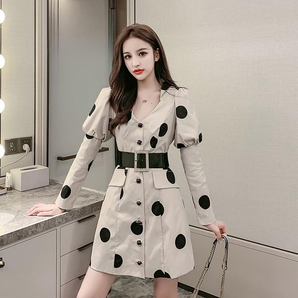 casual dresses women's clothing fashion brand vestidos korean style vintage dot long sleeve spring autumn mini dress pockets ulzzang, Black;gray
casual dresses women's clothing fashion brand vestidos korean style vintage dot long sleeve spring autumn mini dress pockets ulzzang, Black;gray
