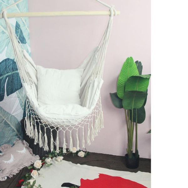 nordic style tassels hanging hommock lounge rocking chair with cushions indoor patio swing seat garden furniture
nordic style tassels hanging hommock lounge rocking chair with cushions indoor patio swing seat garden furniture