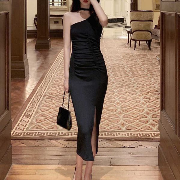 luxury party evening dress hanging neck 's summer off shoulder waist bag hip split medium and long skirt can be worn at ordinary tim, White;pink
luxury party evening dress hanging neck 's summer off shoulder waist bag hip split medium and long skirt can be worn at ordinary tim, White;pink
