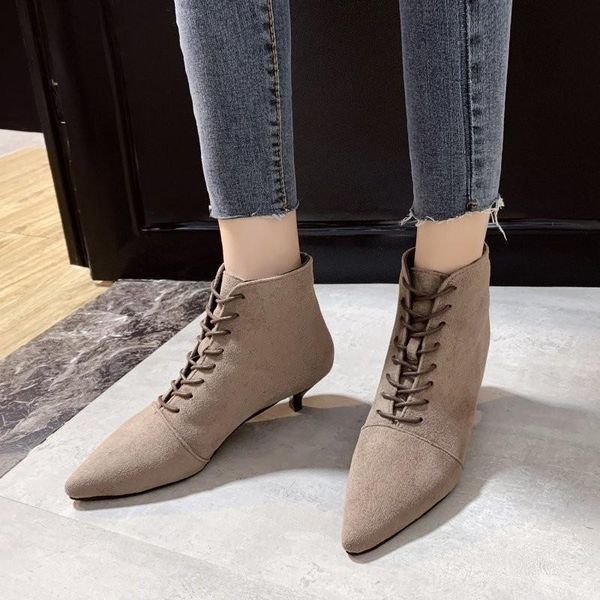 pointed toe ankle boots women pumps stiletto solid color party shoes woman mid heel high heel shoes zapatillas mujer 2021, Black
pointed toe ankle boots women pumps stiletto solid color party shoes woman mid heel high heel shoes zapatillas mujer 2021, Black