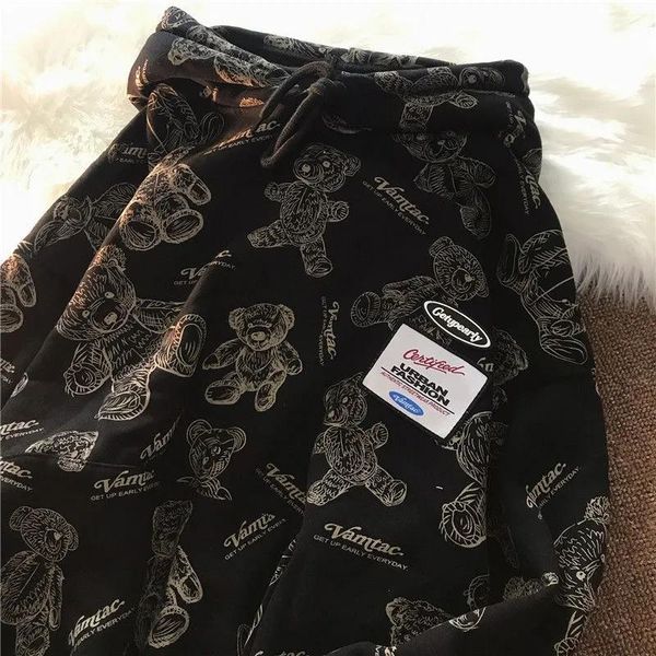 women's hoodies & sweatshirts bear print hoodie oversized loose casual pullover y2k women round neck long sleeve sweatshirt street comm, Black
women's hoodies & sweatshirts bear print hoodie oversized loose casual pullover y2k women round neck long sleeve sweatshirt street comm, Black
