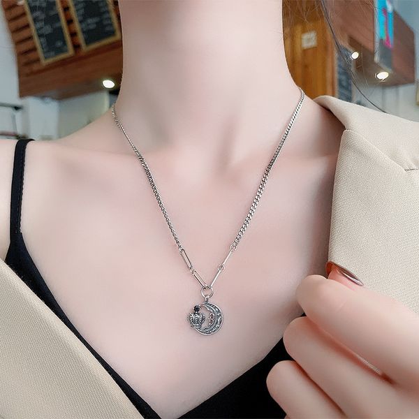 chaosheng s925 sterling silver mosaic moon crown necklace korean version east gate design sense of fashion, versatile necklace, female
chaosheng s925 sterling silver mosaic moon crown necklace korean version east gate design sense of fashion, versatile necklace, female
