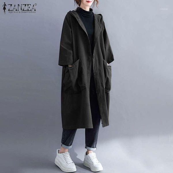 women's trench coats female single-breasted pockets plus size womens autumn long zanzea korean solid windbreakers casual fashion hooded, Tan;black
women's trench coats female single-breasted pockets plus size womens autumn long zanzea korean solid windbreakers casual fashion hooded, Tan;black