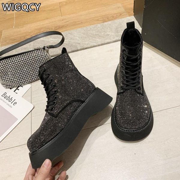 boots women's 2021 autumn winter european american style blingbling thick-soled sponge cake motorcycle short, Black
boots women's 2021 autumn winter european american style blingbling thick-soled sponge cake motorcycle short, Black