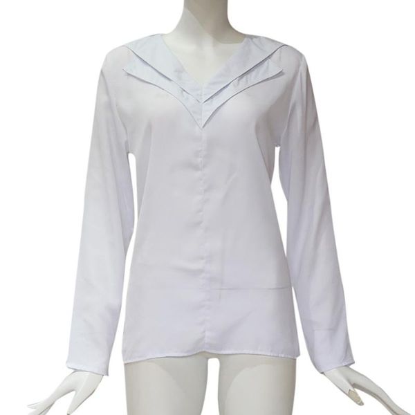 women's blouses & shirts fashion womens chiffon solid shirt casual office ladies plain roll sleeve blouse clothes blusa feminina w409, White
women's blouses & shirts fashion womens chiffon solid shirt casual office ladies plain roll sleeve blouse clothes blusa feminina w409, White