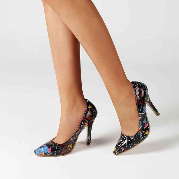 dress shoes nova marca mulheres bombas couro envernizado salto alto apontou toe de sapatos festa vestido mulher zapatos mujer gmdz, Black
dress shoes nova marca mulheres bombas couro envernizado salto alto apontou toe de sapatos festa vestido mulher zapatos mujer gmdz, Black