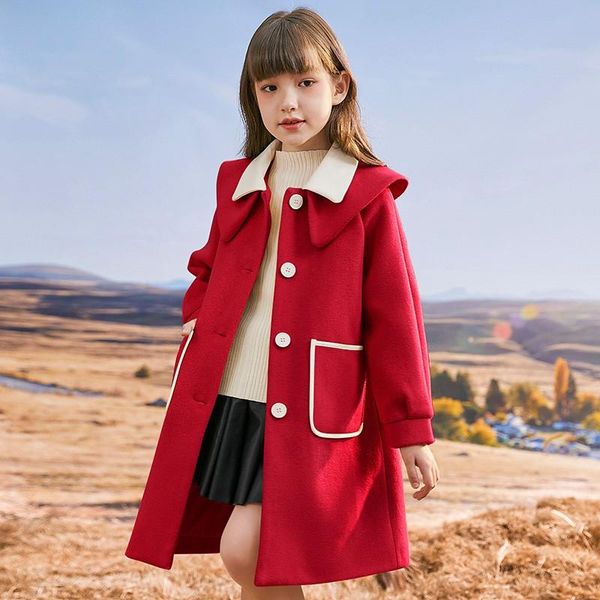 jackets 3 5 7 9 11 12 14 years girls elegant woolen coat autumn winter single breasted knee length overcoats children casual, Blue;gray
jackets 3 5 7 9 11 12 14 years girls elegant woolen coat autumn winter single breasted knee length overcoats children casual, Blue;gray