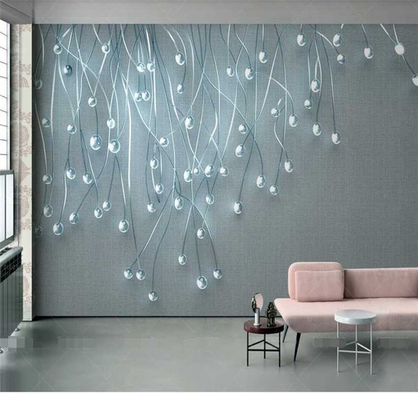 3d stereo beautiful glare glass particles cloth pattern tv background wall custom wallpaper 8d wall covering
3d stereo beautiful glare glass particles cloth pattern tv background wall custom wallpaper 8d wall covering