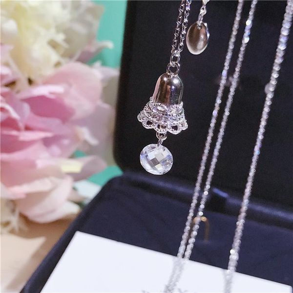 pendant necklaces arrival fashion statement designer sparkling zircon wind bell pure 925 sterling silver women necklace trendy bijoux
pendant necklaces arrival fashion statement designer sparkling zircon wind bell pure 925 sterling silver women necklace trendy bijoux