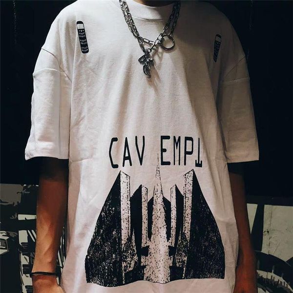 men's t-shirts c.e front and rear black white stitching short-sleeved cavempt 21ss urban architectural printing t-shirt couple, White;black
men's t-shirts c.e front and rear black white stitching short-sleeved cavempt 21ss urban architectural printing t-shirt couple, White;black
