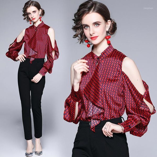 women's blouses & shirts willstage women red shirt letter printing ruffles off the shoulder long sleeve blouse elegant female 2021, White
women's blouses & shirts willstage women red shirt letter printing ruffles off the shoulder long sleeve blouse elegant female 2021, White