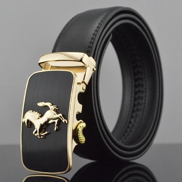 belts leather strap male automatic buckle 3.5cm men authentic girdle trend men's ceinture fashion designer jean belt, Black;brown
belts leather strap male automatic buckle 3.5cm men authentic girdle trend men's ceinture fashion designer jean belt, Black;brown