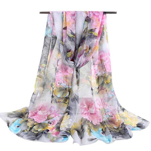 scarves fashion spring/summer women peony flower printing beach silk scarf shawls long wraps sunscreen hijab, Blue;gray
scarves fashion spring/summer women peony flower printing beach silk scarf shawls long wraps sunscreen hijab, Blue;gray