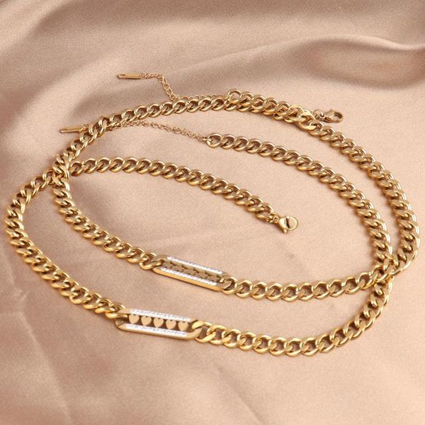 chokers stainless steel 2021 trend chain necklace jewelry luxury heart/star choker party for women gift wholesale, Golden;silver
chokers stainless steel 2021 trend chain necklace jewelry luxury heart/star choker party for women gift wholesale, Golden;silver