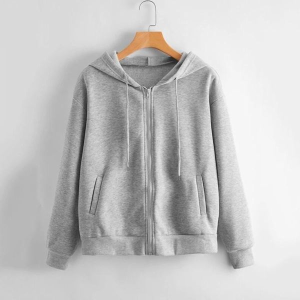 women's hoodies & sweatshirts 2021 casual zipper pocket solid long sleeve hooded sweatshirt women's spring jackets student harajuk, Black
women's hoodies & sweatshirts 2021 casual zipper pocket solid long sleeve hooded sweatshirt women's spring jackets student harajuk, Black