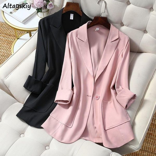 women's suits & blazers plus size -4xl women solid single button long sleeve thin spring vintage leisure ol all-match elegant simple c, White;black
women's suits & blazers plus size -4xl women solid single button long sleeve thin spring vintage leisure ol all-match elegant simple c, White;black