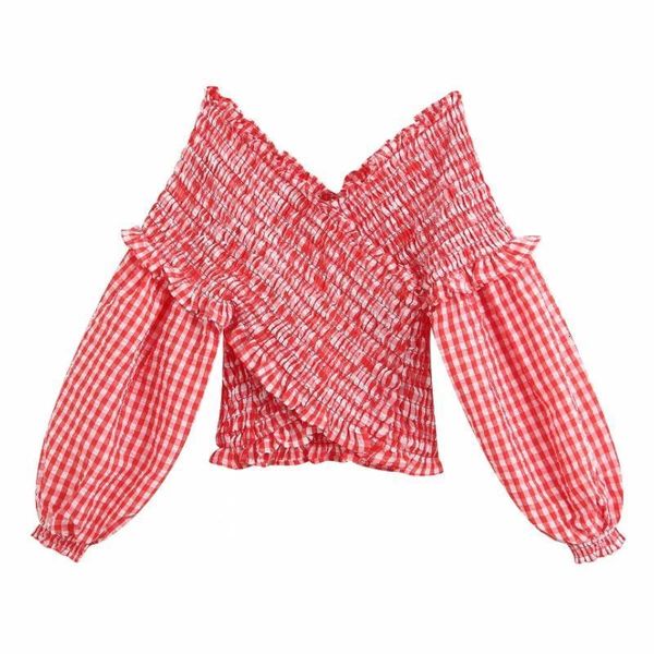 2021 new fashion cross v neck women pleated short shirt crop casual lady long sleeve blouse s7001, White
2021 new fashion cross v neck women pleated short shirt crop casual lady long sleeve blouse s7001, White