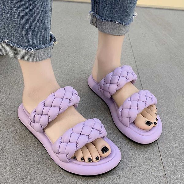 rimocy comfortable rubber slippers women summer brand weave platform woman flat open toe casual beach sandals 210528, Black
rimocy comfortable rubber slippers women summer brand weave platform woman flat open toe casual beach sandals 210528, Black