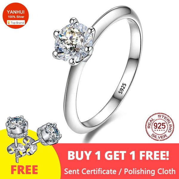 cluster rings with certificate 18k white gold solitaire 1 engagement wedding bands original 925 sterling silver ring women gift jewelry, Golden;silver
cluster rings with certificate 18k white gold solitaire 1 engagement wedding bands original 925 sterling silver ring women gift jewelry, Golden;silver