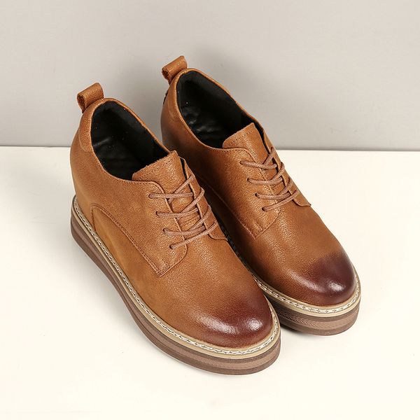 womens genuine leather lace-up wdge platform flats oxfords leisure female comfortable four season footwear brown brogues shoesdress shoes
womens genuine leather lace-up wdge platform flats oxfords leisure female comfortable four season footwear brown brogues shoesdress shoes
